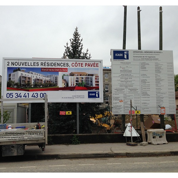 Dekalco - Panneau de chantier